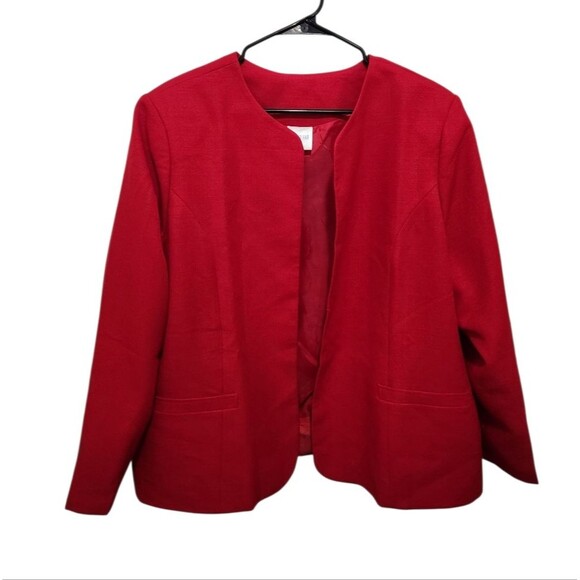 Bedford Fair Jackets & Blazers - Bedford Fair Open Front Blazer 22W